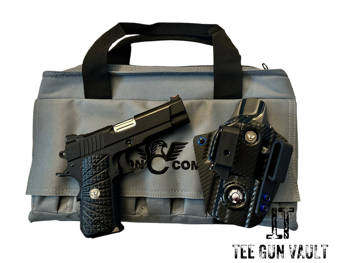 Wilson combat Experior .45ACP 4.25” barrel with wilson holster
