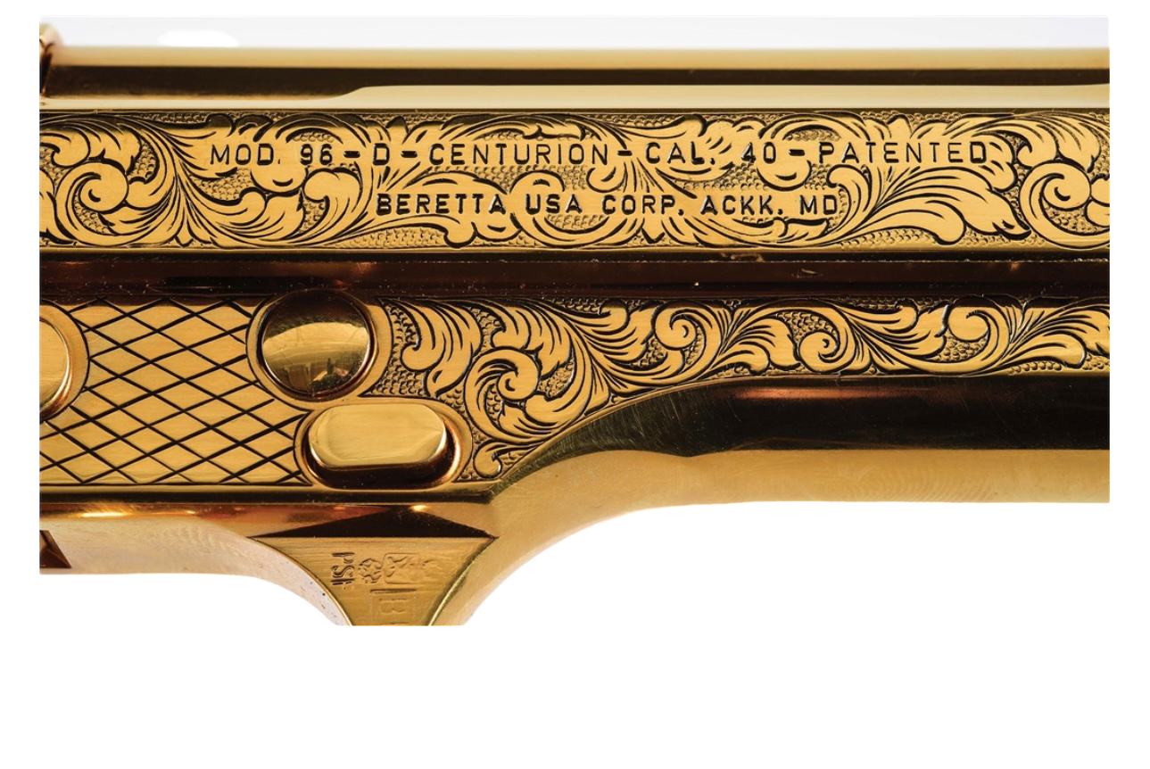 BERETTA MODEL 96D "THE GOLDEN CENTURION SPECIAL EDITION” GOLD ENGRAVED