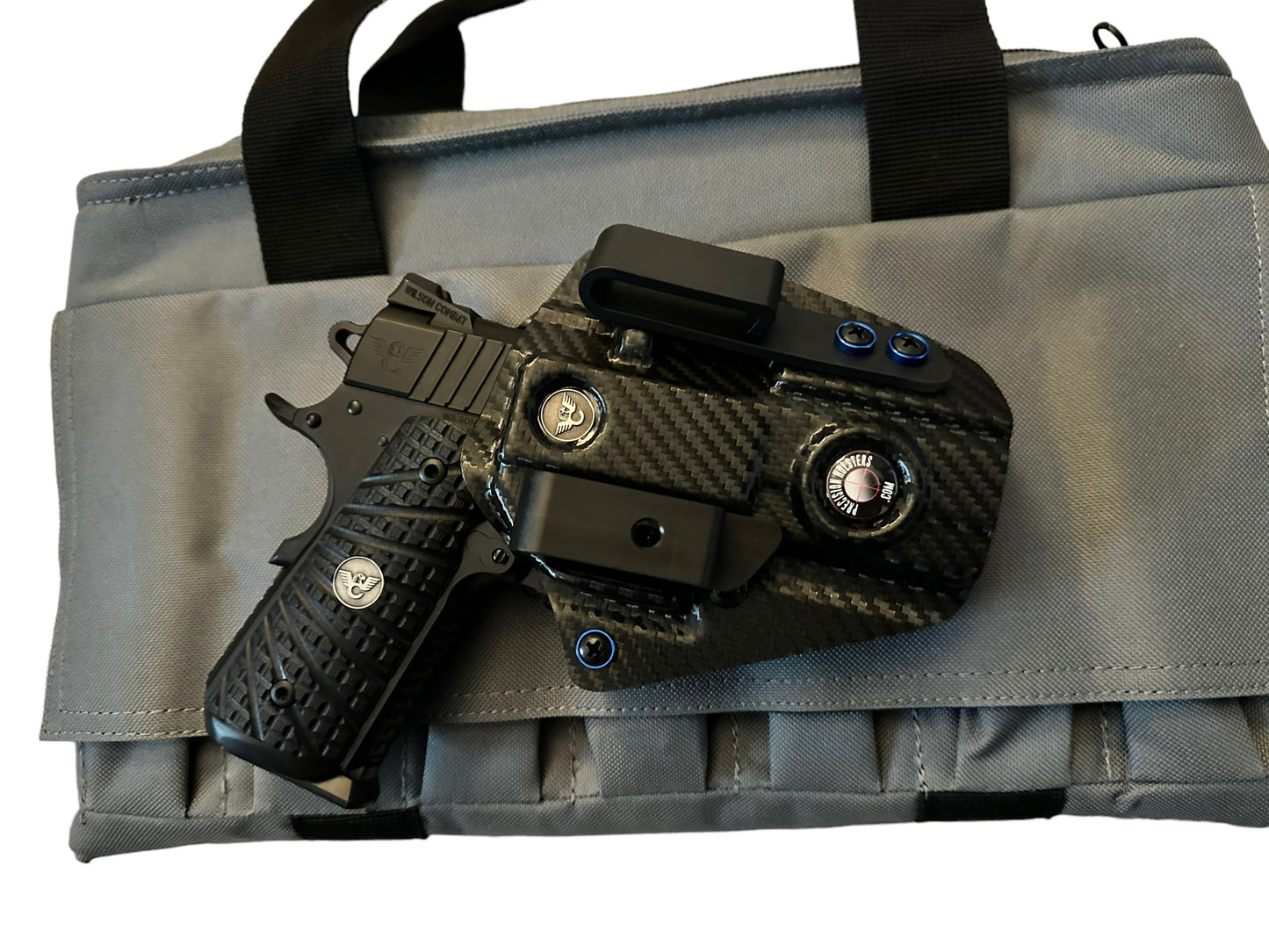 Wilson combat Experior .45ACP 4.25” barrel with wilson holster