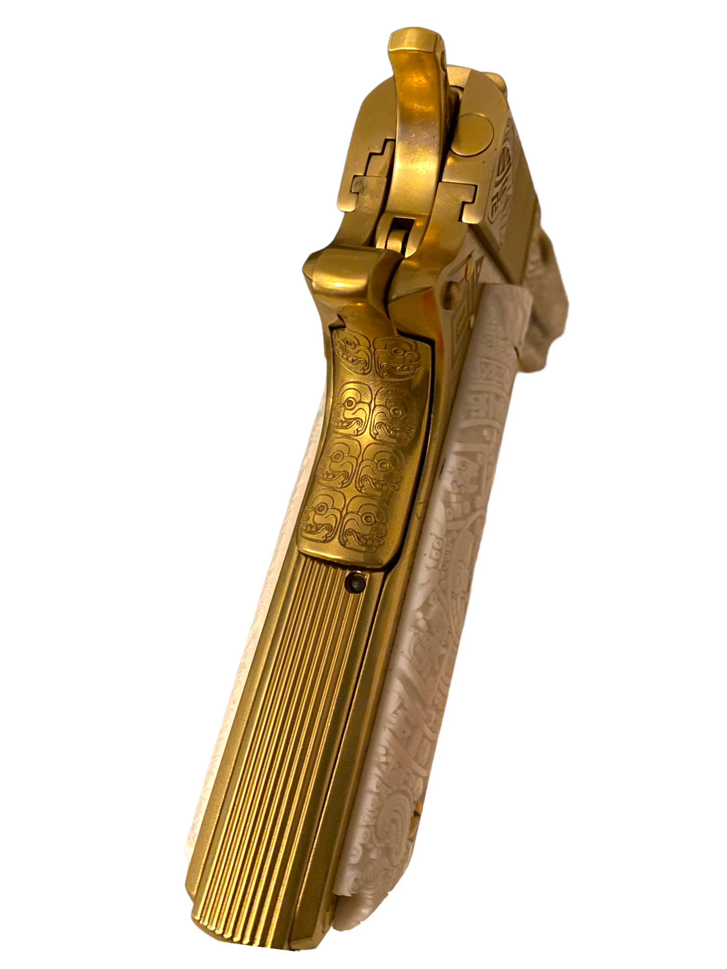 COLT CUSTOM SHOP 1911 GOVERNMENT SERIES 70 FULLY AZTEC ENGRAVING IN GOLD NITRIDE 45acp
