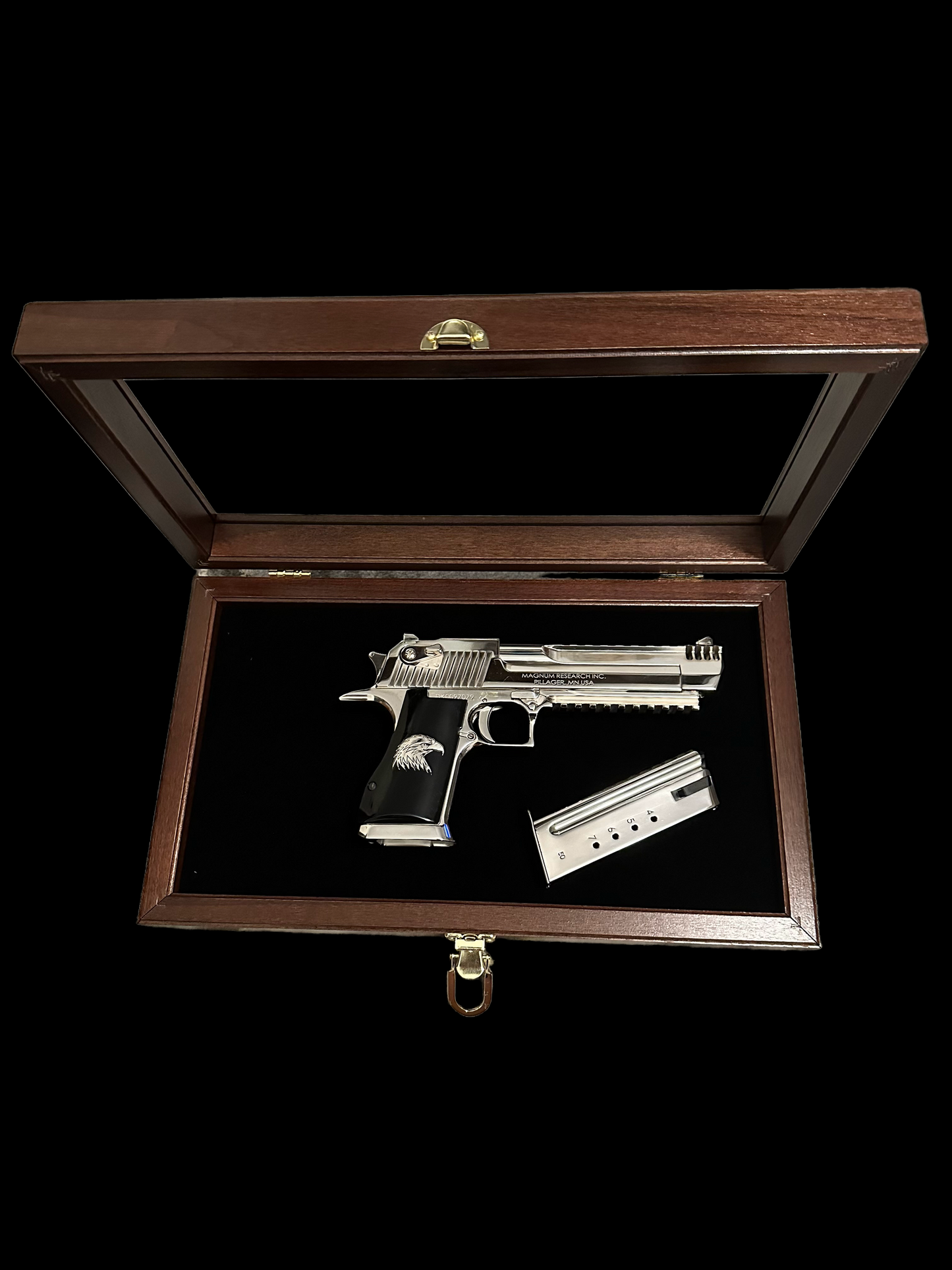 MAGNUM RESEARCH DESERT EAGLE HIGH POLISHED MIRROR FINISH 50AE