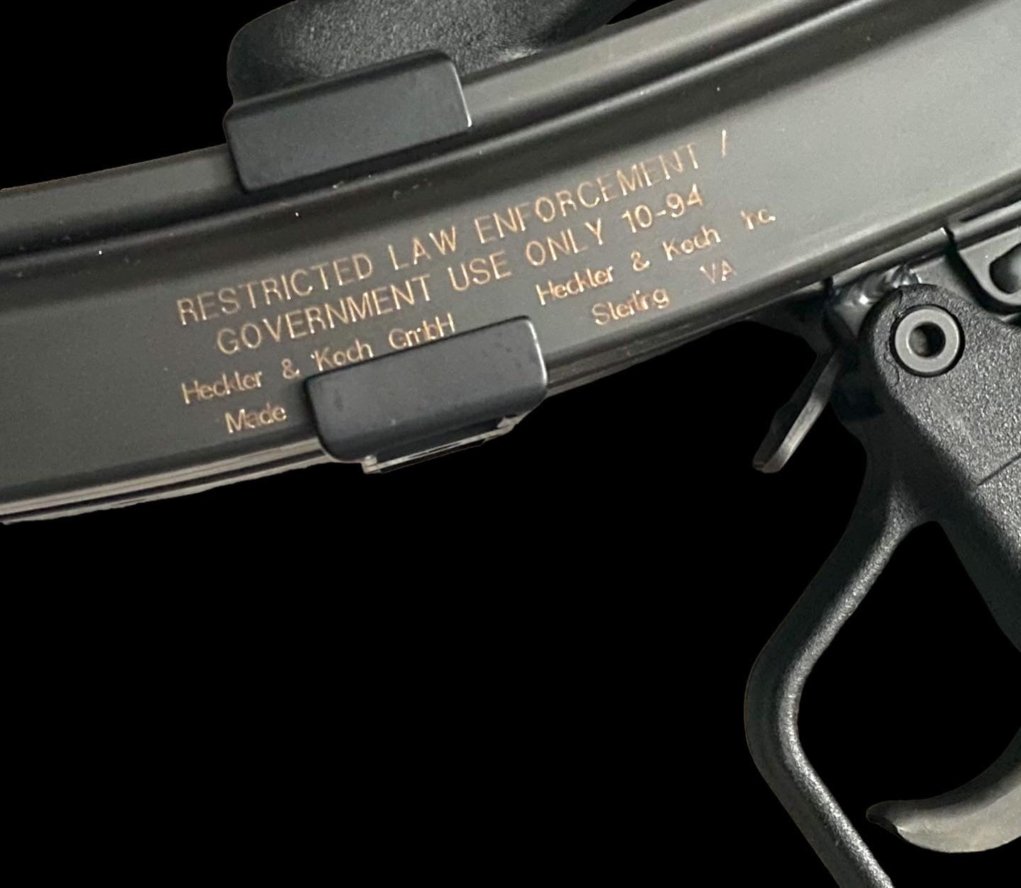 H&K MP5K PDW WITH B&T TELESCOPIC STOCK, AND ACCESSORIES (NFA ITEM) E-FORM 3 9MM