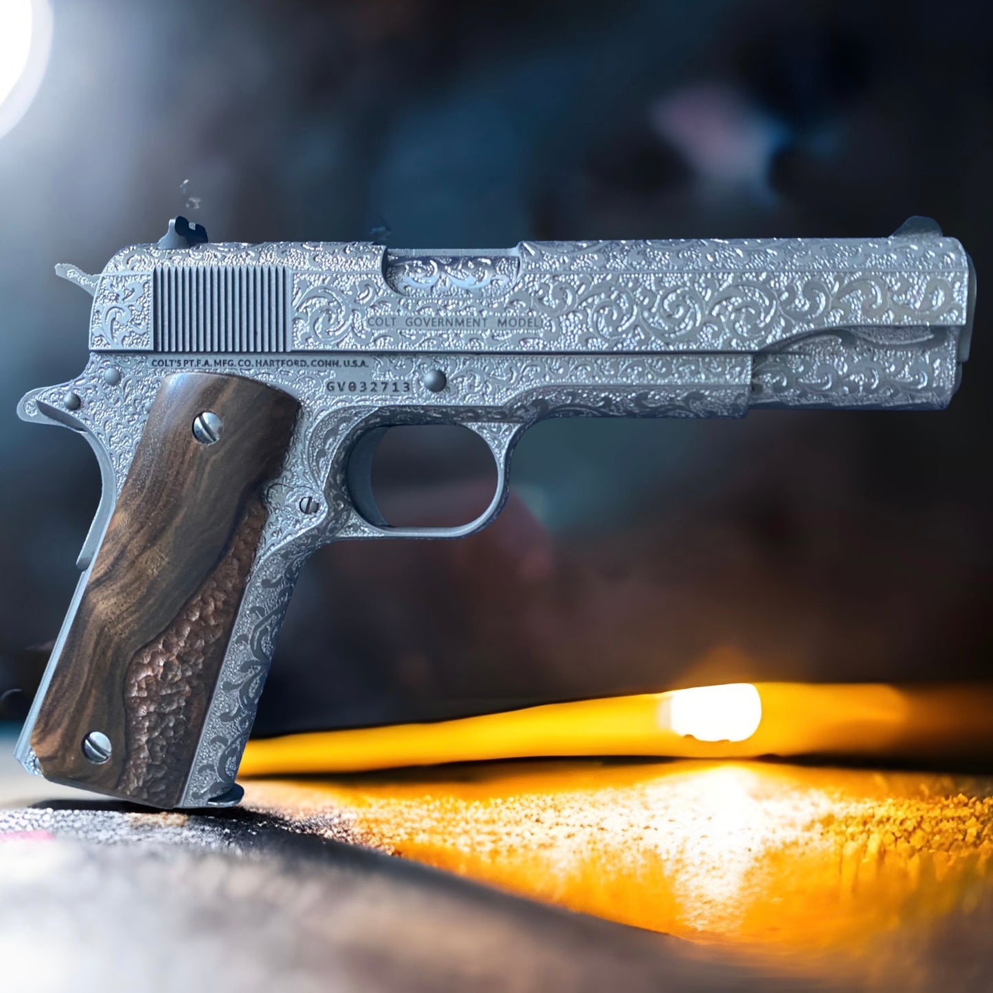 COLT 1911 CUSTOM GOVERNMENT 5” 45ACP FULLY ENGRAVED
