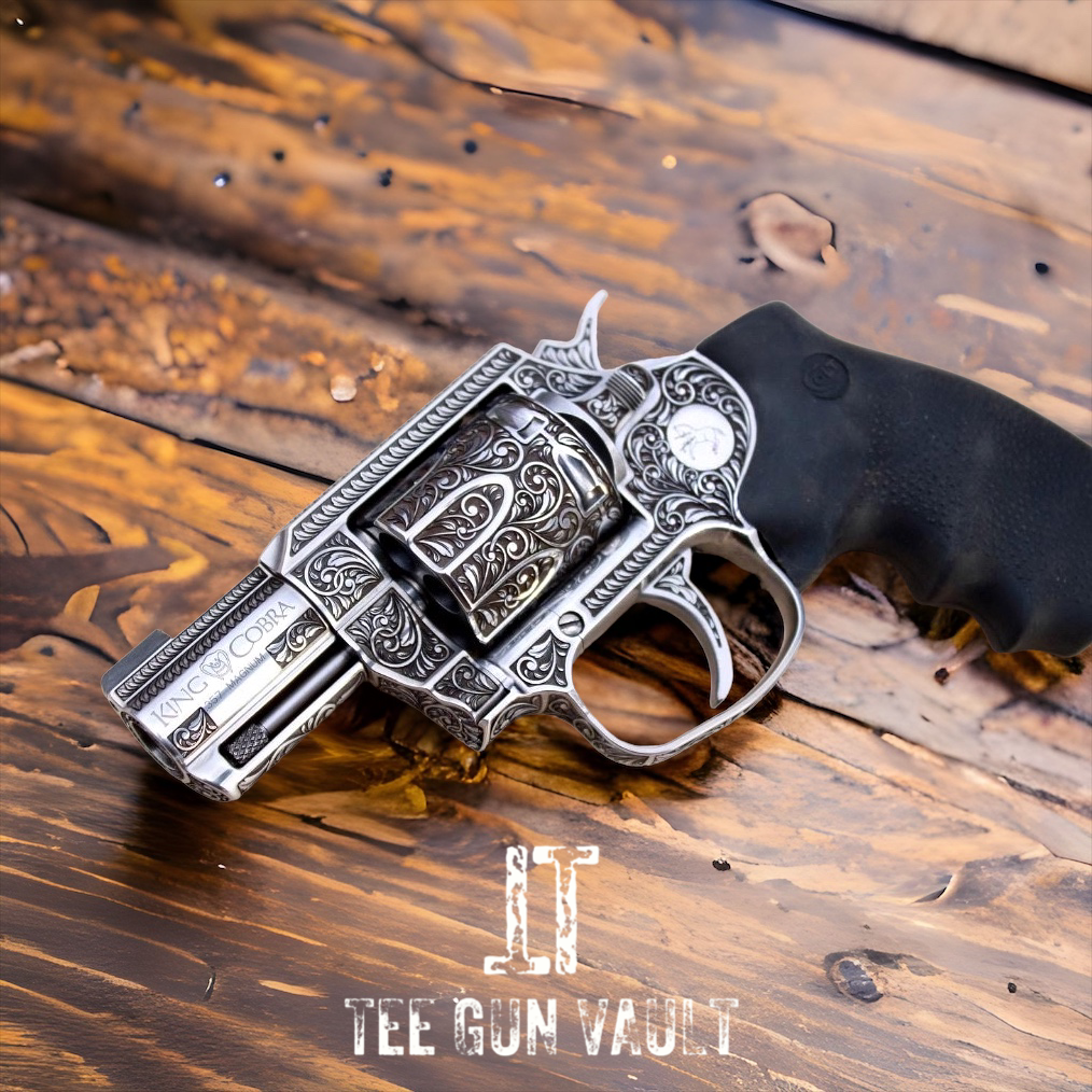 COLT CUSTOM KING COBRA REVOLVER 2” FULLY ENGRAVED (PRE OWNED)