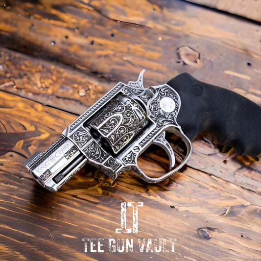 COLT CUSTOM KING COBRA REVOLVER 2” FULLY ENGRAVED (PRE OWNED)