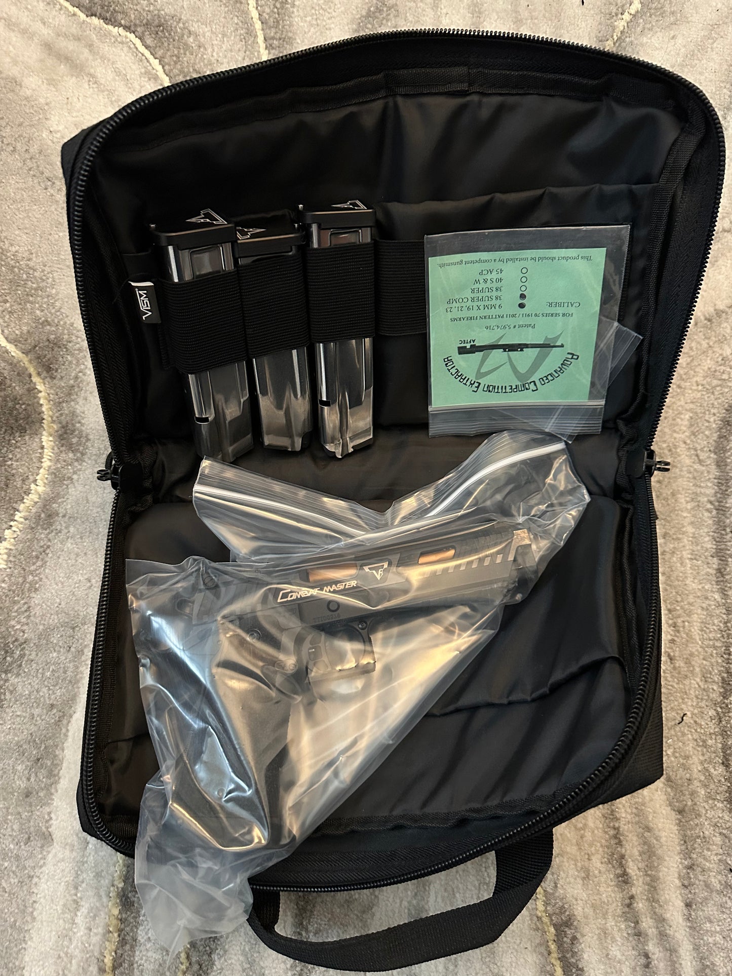 TARAN TACTICAL JW3 2011 COMBAT MASTER SIGHT BLOCK 9MM (PRE OWNED)