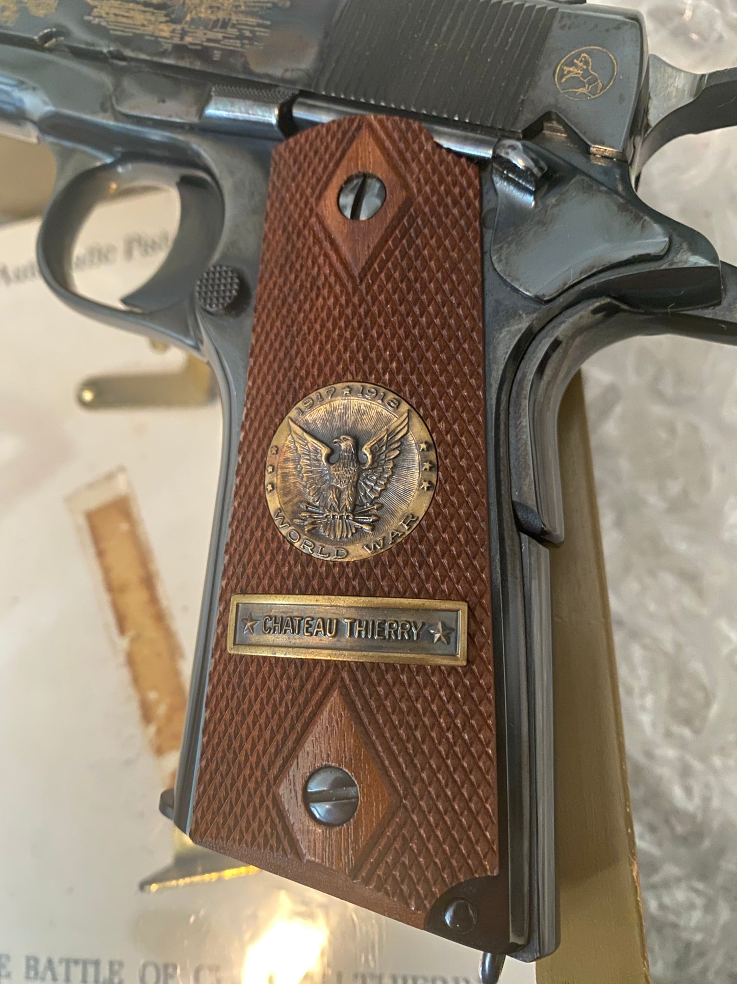 COLT WWI COMMEMORATIVE 1911 PISTOL WITH FRAME