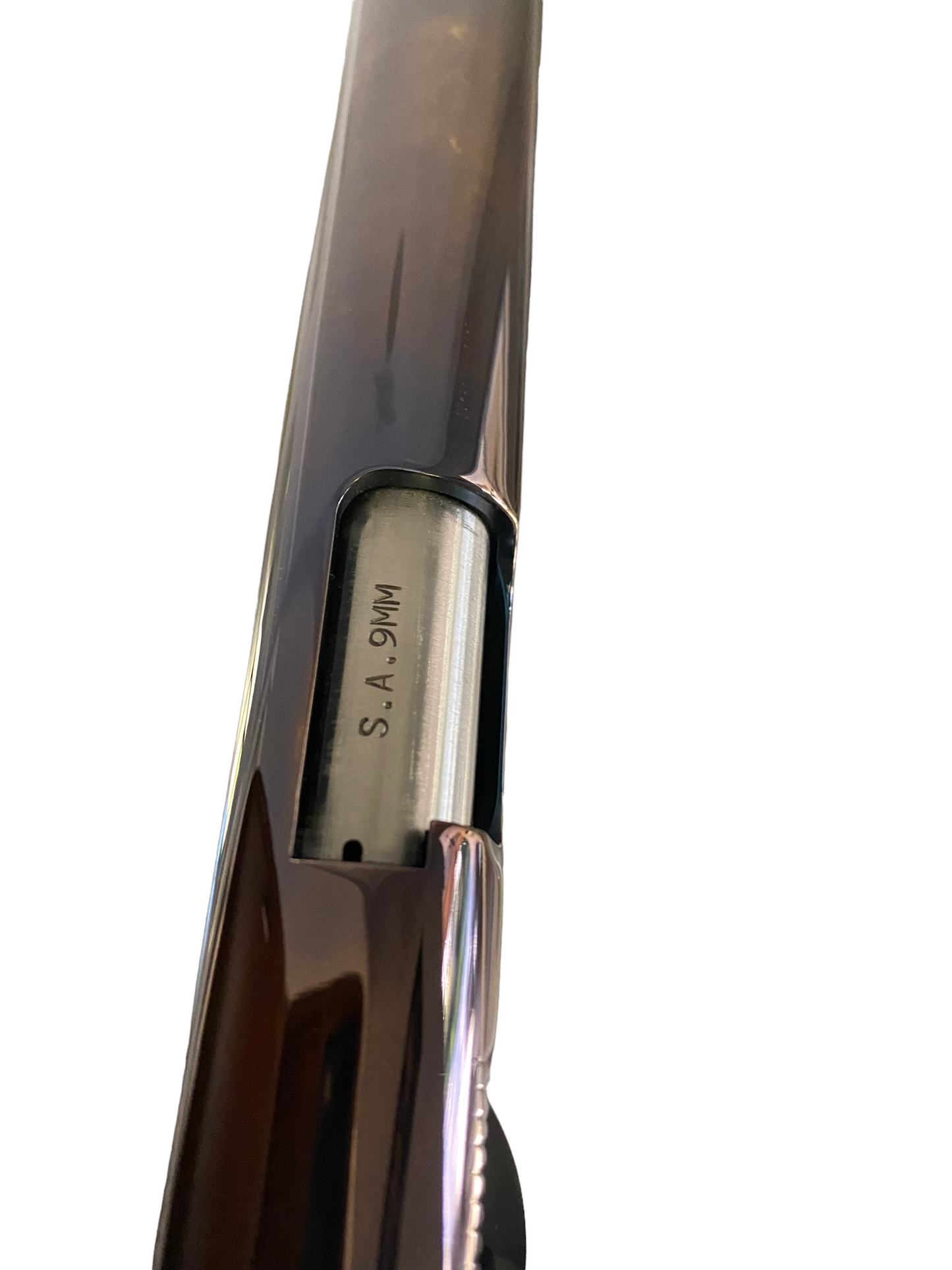SPRINGFIELD ARMORY GARRISON 1911 9MM BLUE CHROME AND 24k gold plated