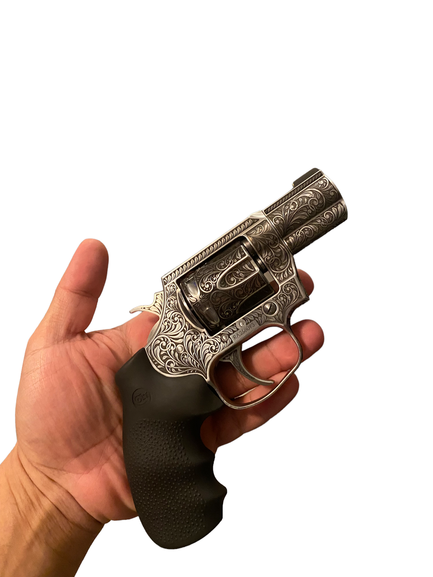 COLT CUSTOM KING COBRA REVOLVER 2” FULLY ENGRAVED (preowned)