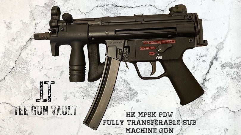 H&K MP5K PDW 9MM WITH B&T TELESCOPIC STOCK, AND ACCESSORIES (NFA ITEM) –  Tee Gun Vault