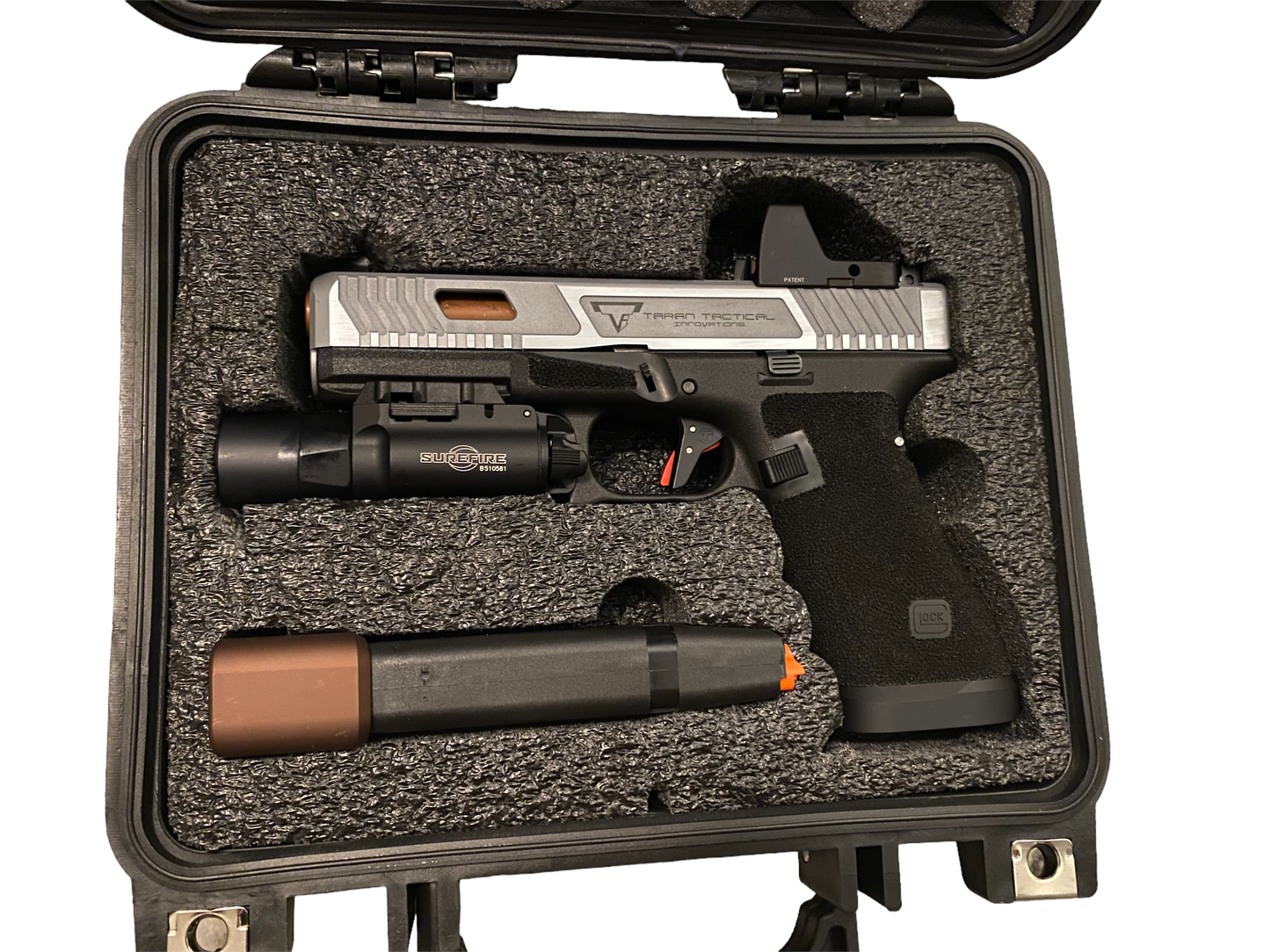 TARAN TACTICAL COMBAT MASTER GLOCK 17 GEN 5 GRAY SLIDE FULLY LOADED NIB!