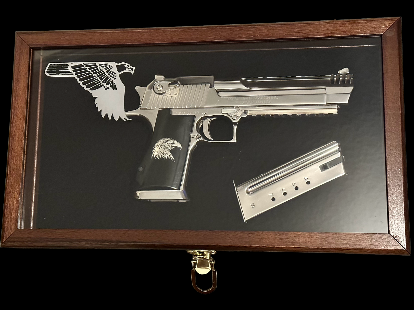 MAGNUM RESEARCH DESERT EAGLE HIGH POLISHED MIRROR FINISH 50AE
