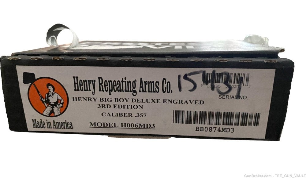 HENRY REPEATING ARMS H006MD3 BIG BOY DELUXE ENGRAVED 3RD EDITION 357 MAG