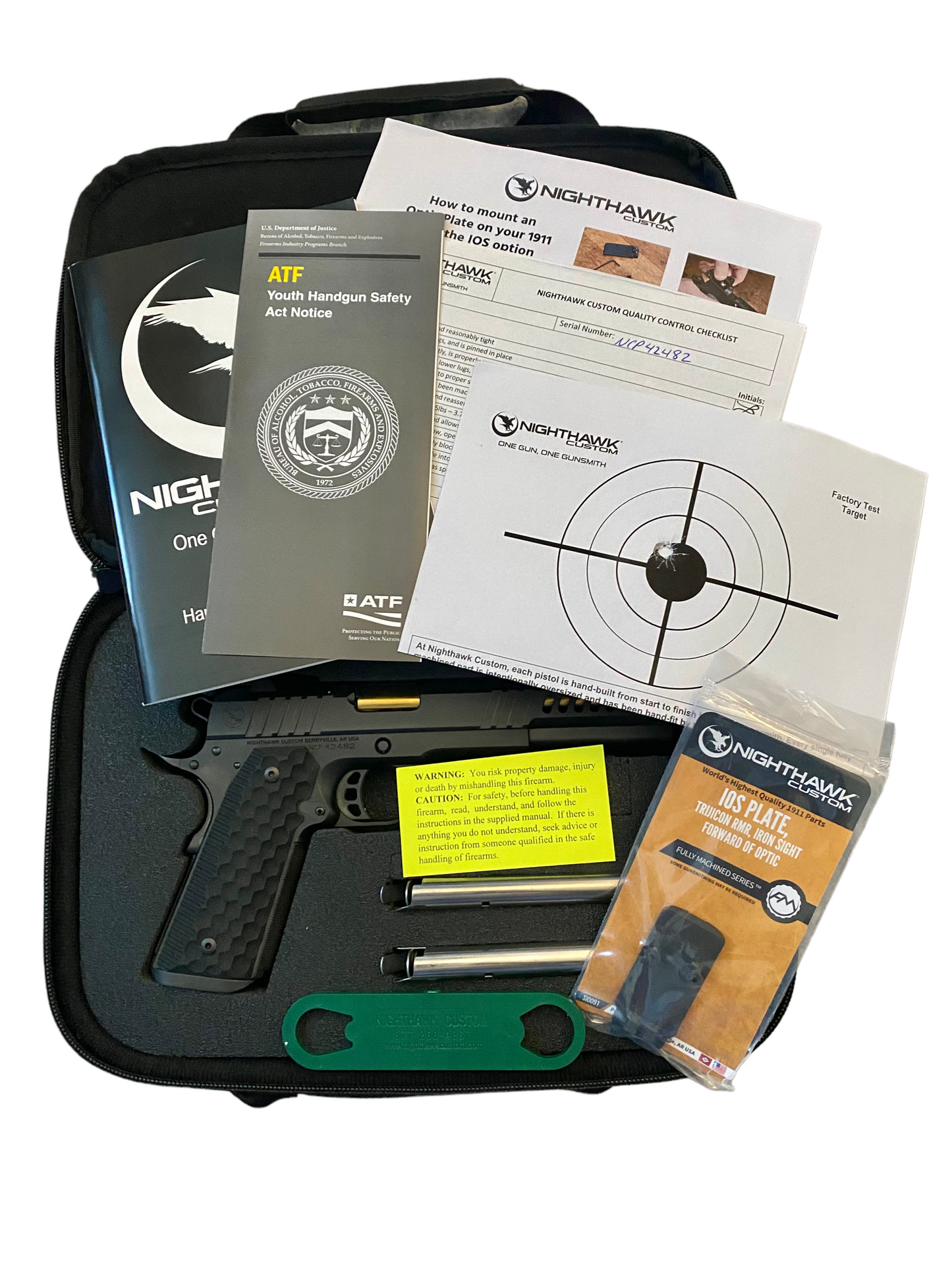 NIGHTHAWK CUSTOM CHAIRMAN 6” W/IOS CUT AND PLATE 10MM