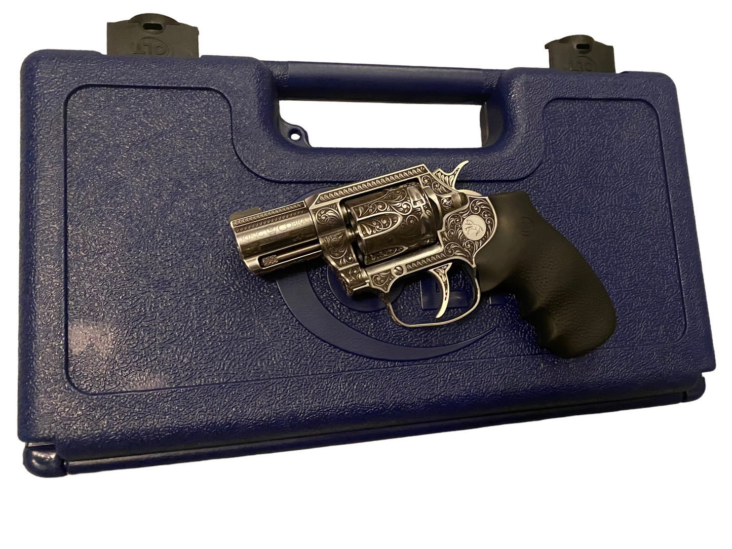 COLT CUSTOM KING COBRA REVOLVER 2” FULLY ENGRAVED (preowned)