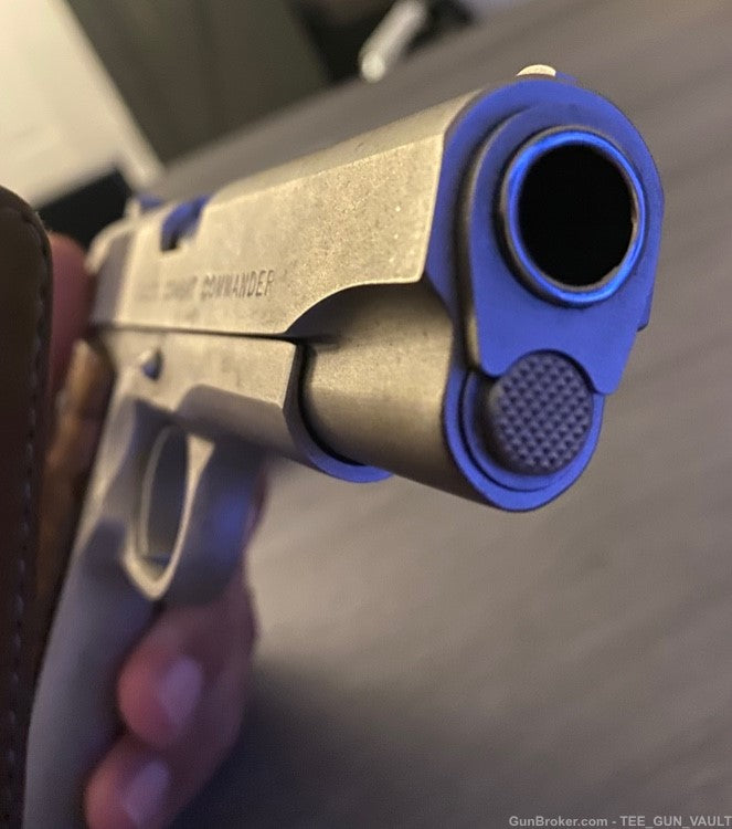 COLT 1911 COMBAT COMMANDER .45 AUTO WITH 2 GRIPS (NO CASE)