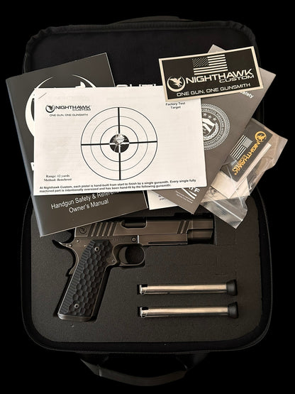 NIGHTHAWK CUSTOM FIREHAWK .45 ACP SINGLE STACK 1911 SMOKED NITRIDE