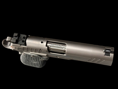 NIGHTHAWK CUSTOM TRS COMMANDER “ICEMAN” SAND HAWK SERRATED OPTIC CUT DOUBLE STACK