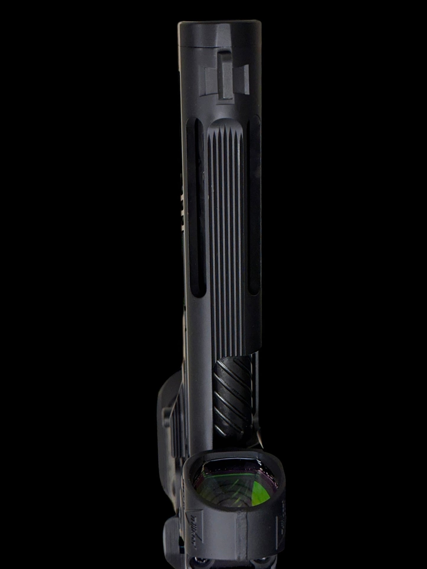 GUNCRAFTERS X2 PORTED BLACKOUT WITH TRIJICON SRO (pre owned) LIKE NEW