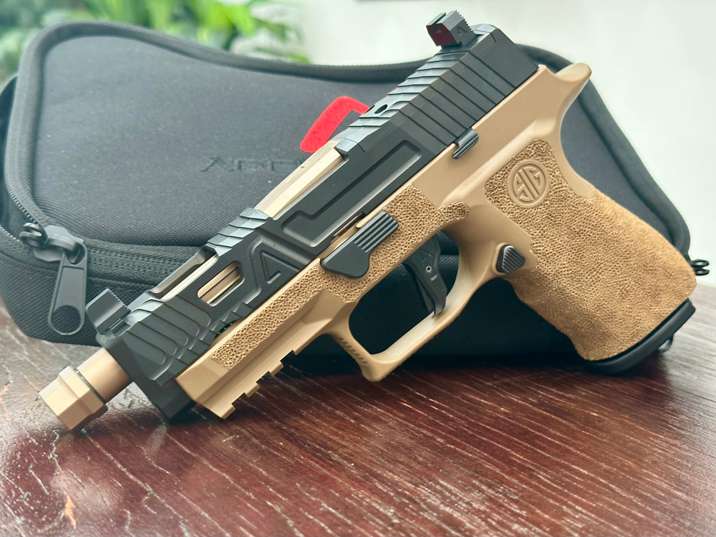 SIG SAUER P320 AGENCY ARMS FULL BUILD 9MM THREADED IOS CUT