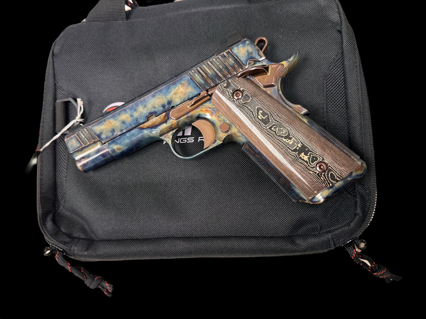 KINGS RIVER CUSTOM FCC 1911 COMMANDER FULL CASE HARDENED 9MM WITH MASTERPIECE