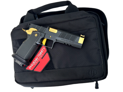 PHOENIX TRINITY H PRO DOUBLE STACK BLACK/GOLD COMP’D OPTIC READY 9MM