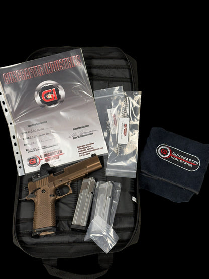 GUNCRAFTER INDUSTRIES GI DS .38 SUPER POLISHED BRONZE PVD FINISH (optic not included)