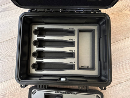 STACCATO CUSTOM XC “VITA FINITA” 3D ENGRAVED IN POLISHED PVD SILVER/COPPER FINISH.