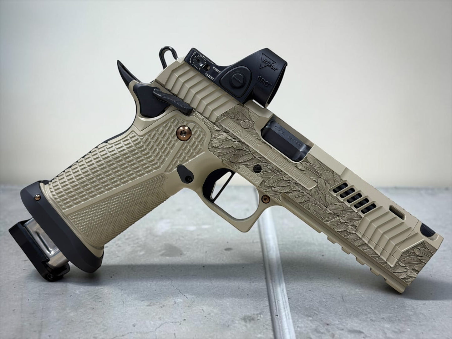 DARK FORGE REAPER “FEATHERS” PORTED + COMP WITH TRIJICON SRO GREEN DOT