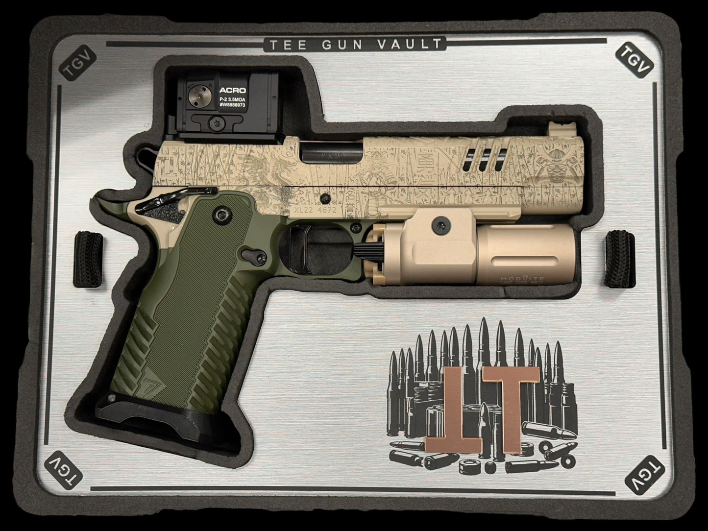 STACCATO CUSTOM XL “IMMORTALS” THEME WITH T7 ALUMINUM GRIPS ACRO P2 & MODLITE