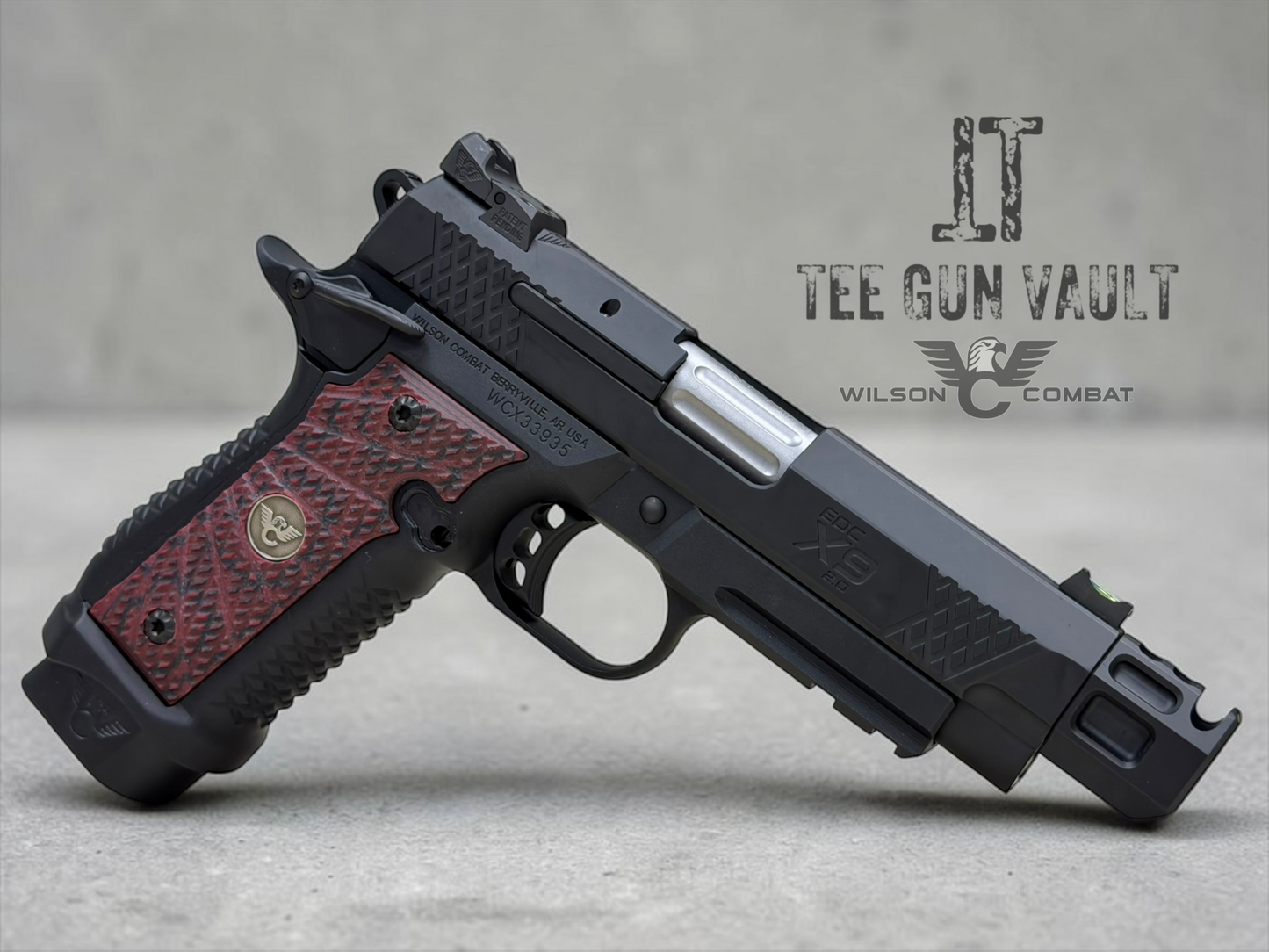 WILSON COMBAT EDC X9 2.0 LIGHT-RAIL 9MM COMP’D 4”