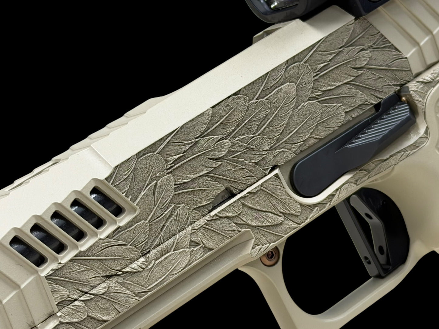 DARK FORGE REAPER “FEATHERS” PORTED + COMP WITH TRIJICON SRO GREEN DOT