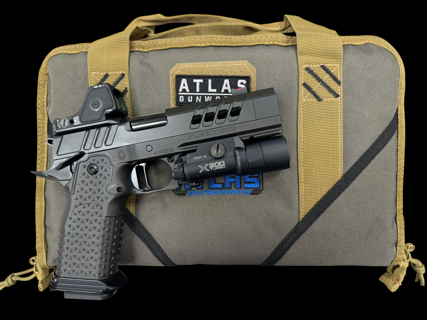 ATLAS GUNWORKS ARTEMIS V3 PERFECT ZERO SIGHT BLOCK 9MM OPTIC AND LIGHT NOT INCLUDED