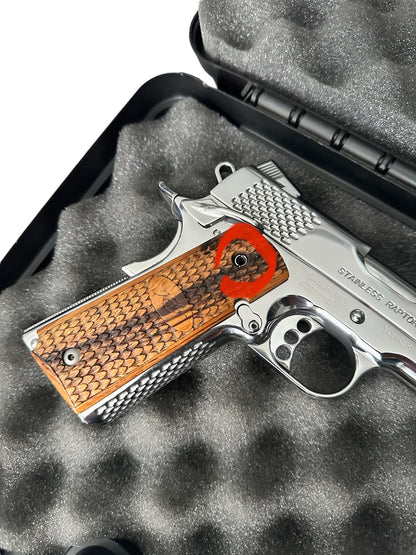 Kimber 1911 Stainless Raptor II .45 acp high polished mirror finish (pre-owned)