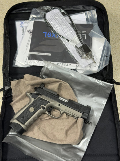 WILSON COMBAT EDC X9 2.0 TWO TONE OPTIC READY 9mm LIGHT RAIL