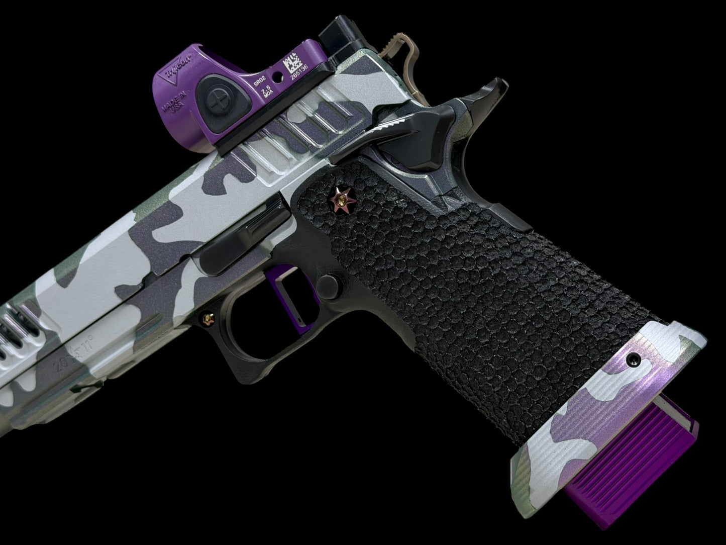 STACCATO CUSTOM XL MULTI CAM THREADED 5.4” BARREL WITH INFINITY TRIGGER AND SRO