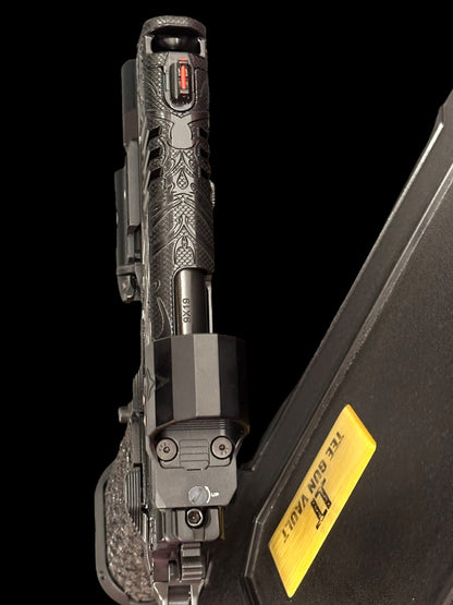 STACCATO XC CUSTOM “TRIBAL DRAGON BLACK” EDITION INFINITY TRIGGER APEX FUSION AND X300