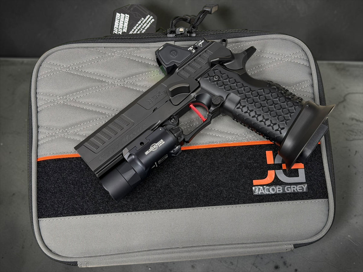 JACOB GREY NOX 9 STAGEMASTER 5” BARREL 9MM (OPTIC AND LIGHT NOT INCLUDED)