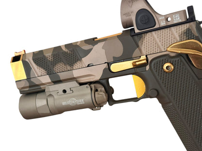 PHOENIX TRINITY H SERIES H PRO DOUBLE STACK EVO GRIPS WITH SRO AND X300 9MM MULTICAM