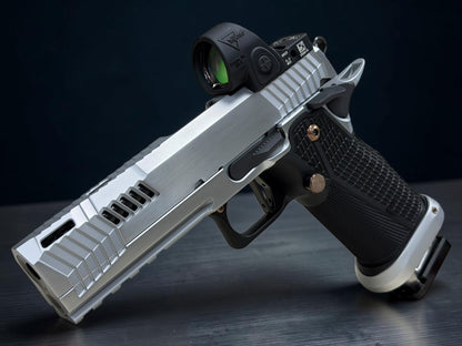 DARK FORGE WRAITH PORTED 4.6” HARD CHROME FINISH WITH TRIJICON SRO