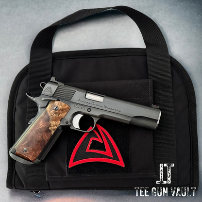 ALCHEMY CUSTOM WEAPONRY 1911 PRIME ELITE GOVERMENT 5” UPGRADED WOOD GRIPS .38 SUPER