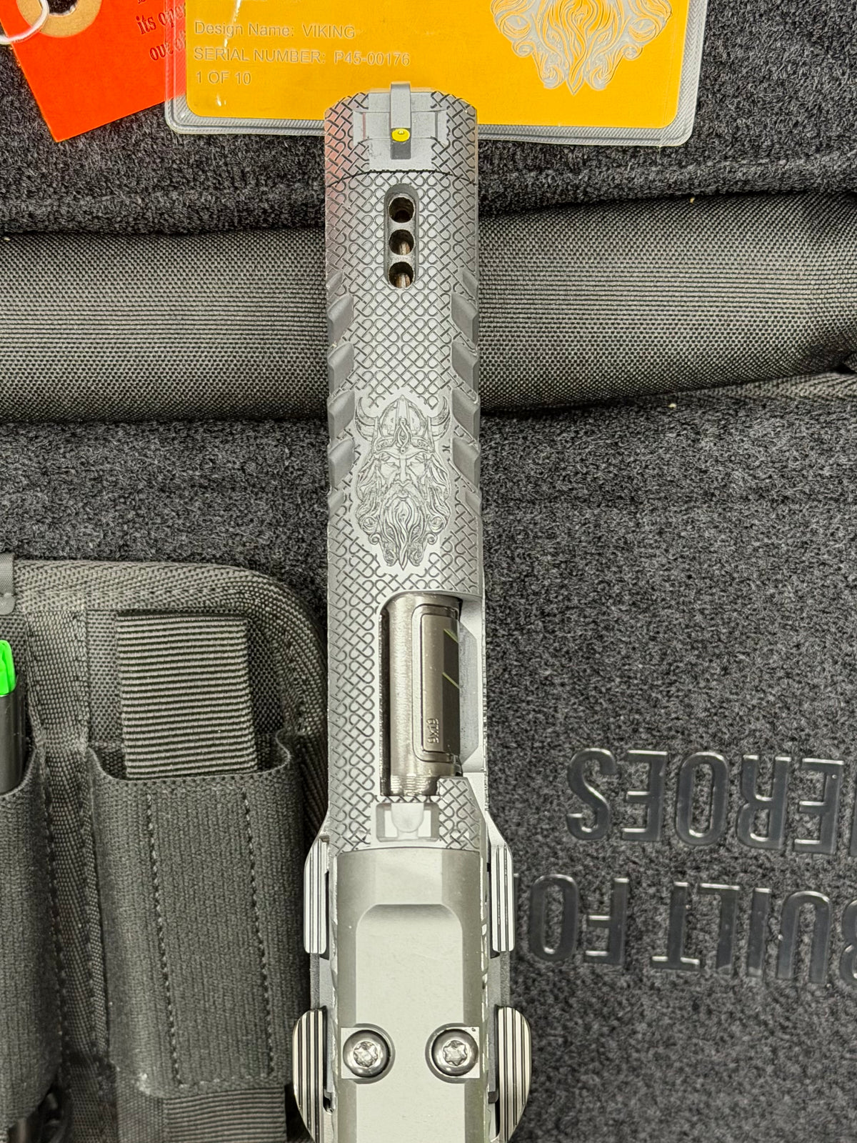 STACCATO CUSTOM P4.5 HD “VIKING” PORTED 4.5” DRAGON SCALE GRIPS (OPTIC NOT INCLUDED)