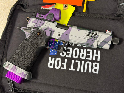 STACCATO CUSTOM XL MULTI CAM THREADED 5.4” BARREL WITH INFINITY TRIGGER AND SRO