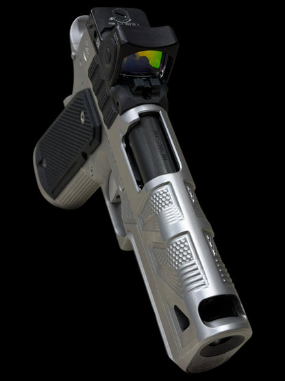 NIGHTHAWK CUSTOM ALPHA HAWK SINGLE STACK COMMANDER 9MM PORTED ((OPTIC NOT INCLUDED))