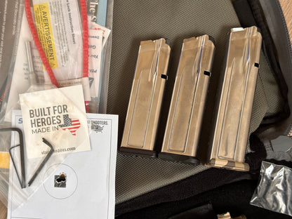 STACCATO CUSTOM C2 PORTED 3.9” MULTICAM WITH T7 ALUMINUM GRIPS INFINITY TRIGGER 9MM