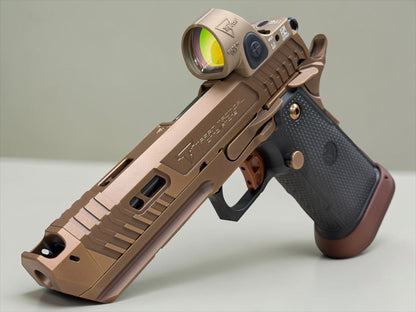 TARAN TACTICAL SAND VIPER 2011 NEW BARREL 9MM WITH TAN SRO.
