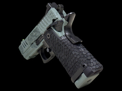 STACCATO CUSTOM CS “MEDUSA” 3.5” PORTED X SERIES DRAGON SCALE GRIPS