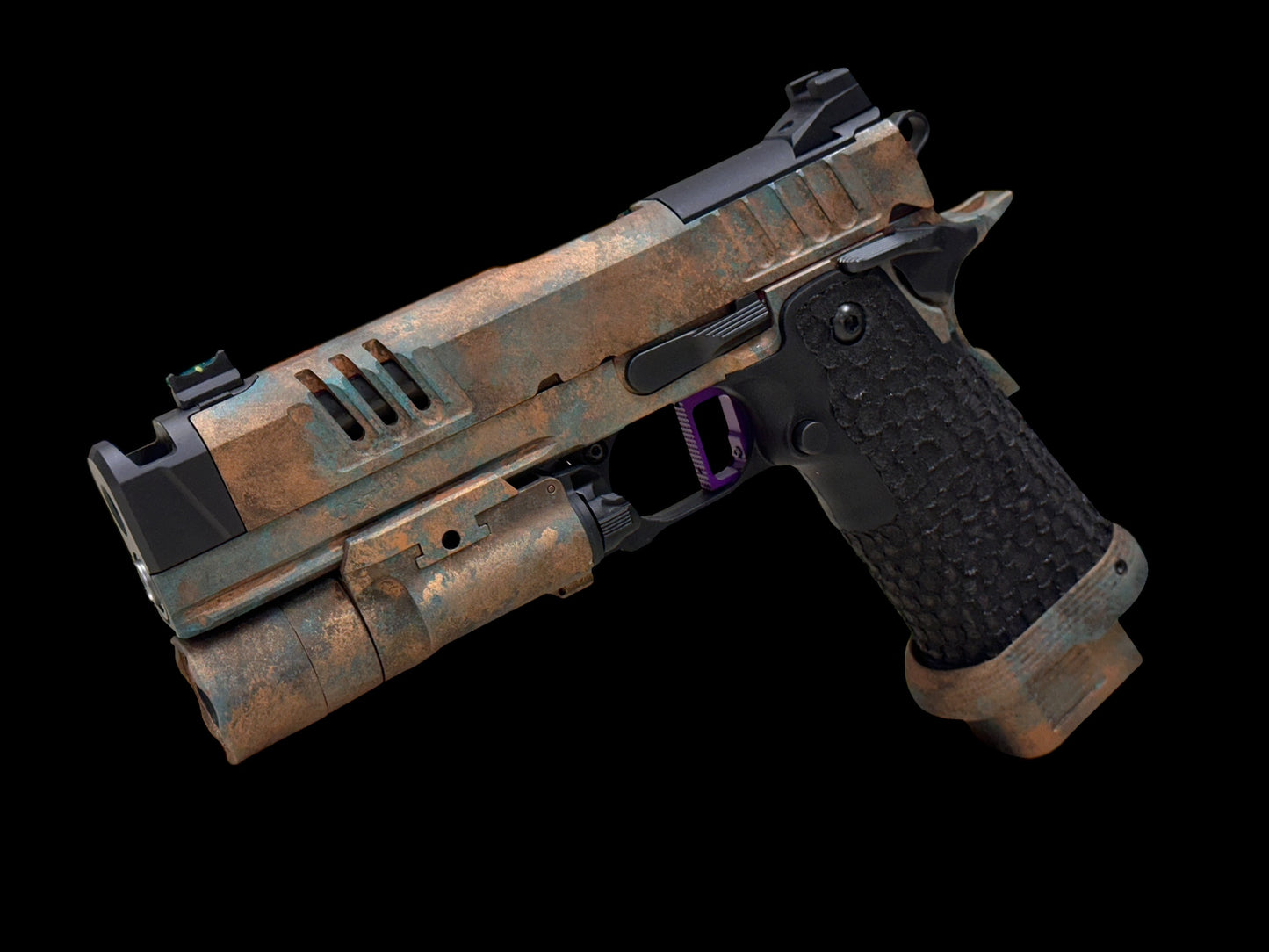 STACCATO CUSTOM XC “SUNKEN SHIP LIMITED EDITION INFINITY TRIGGER WITH X300 , DRAGON SCALE GRIPS