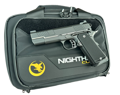 NIGHTHAWK CUSTOM 1911 DELEGATE COMM BLACK WITH HALO POLISHED PARTS .45 ACP