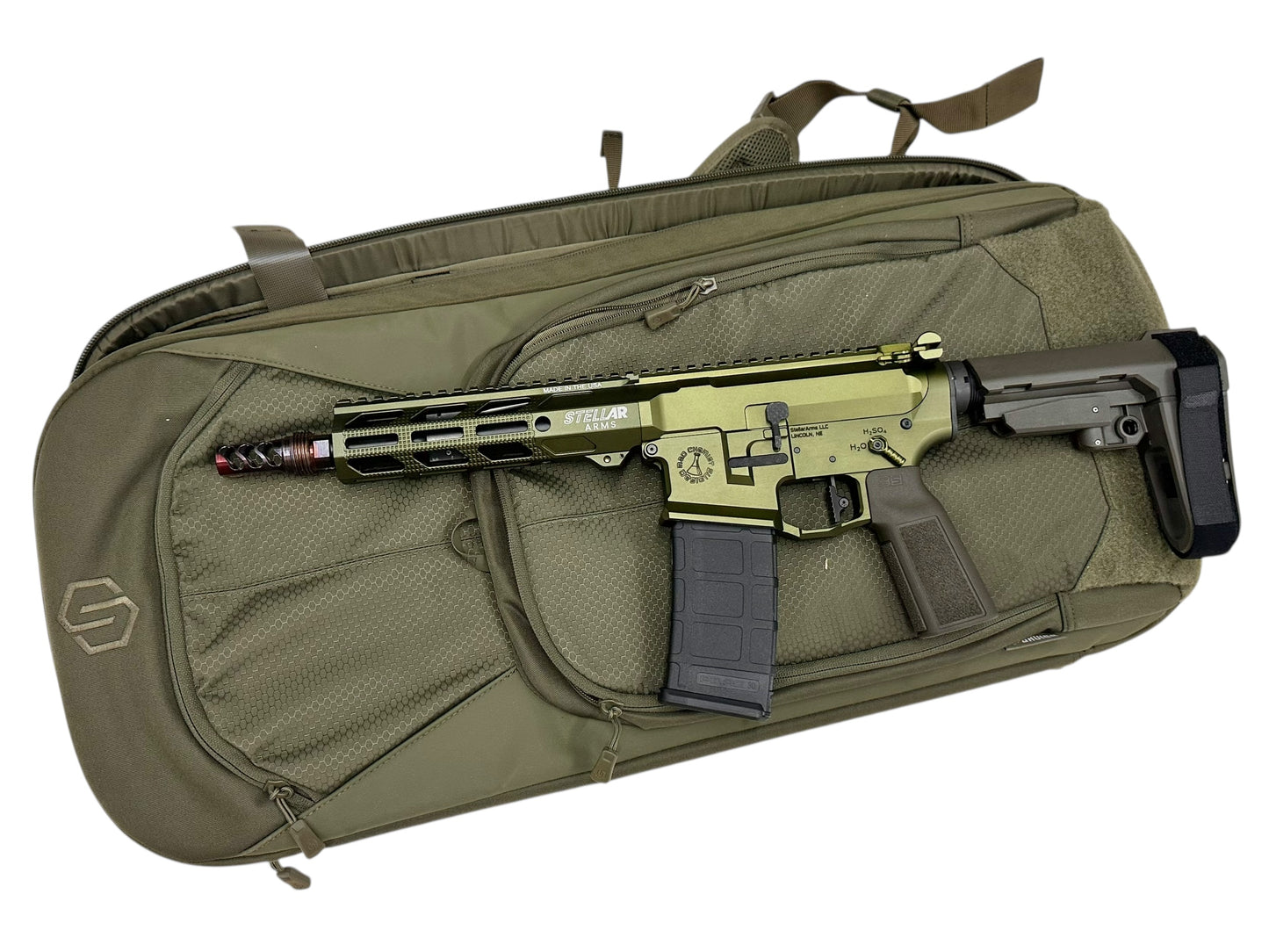 STELLAR ARMS MAD CHEMIST AR PISTOL OD GREEN 300 BLACKOUT